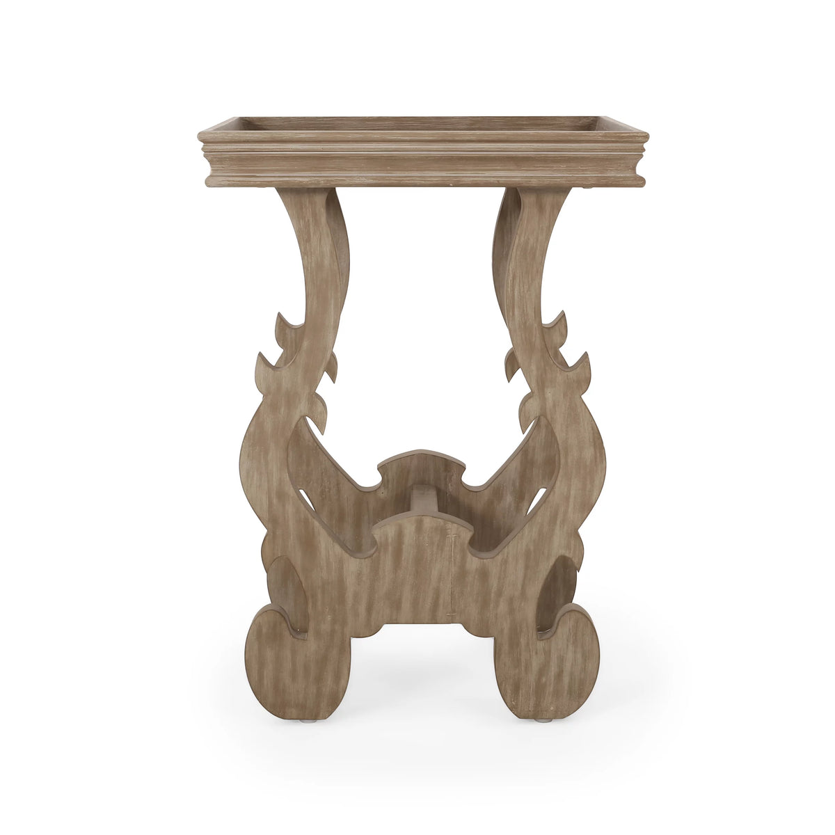 Faux Wood Accent Table I2464