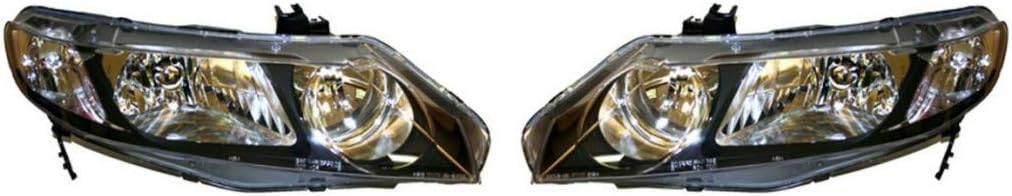 Headlight Assembly 2006-2011 Pair Driver and Passenger Side A5302