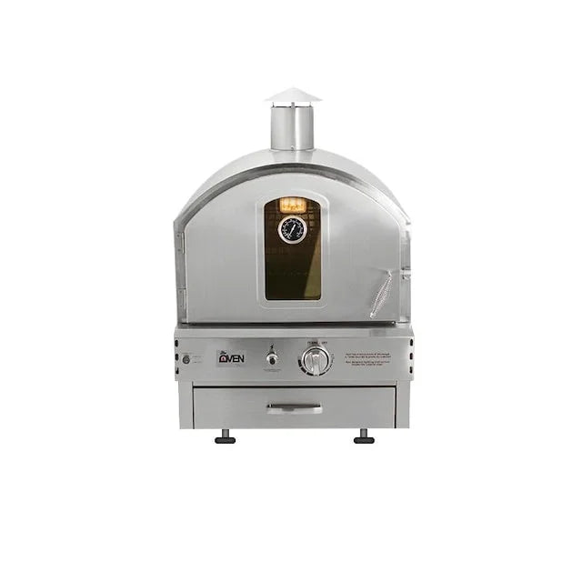 Built-In Natural Gas Outdoor Pizza Oven F645