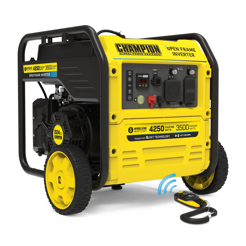 4250-Watt Wireless Remote Start Gasoline Inverter Generator B2113