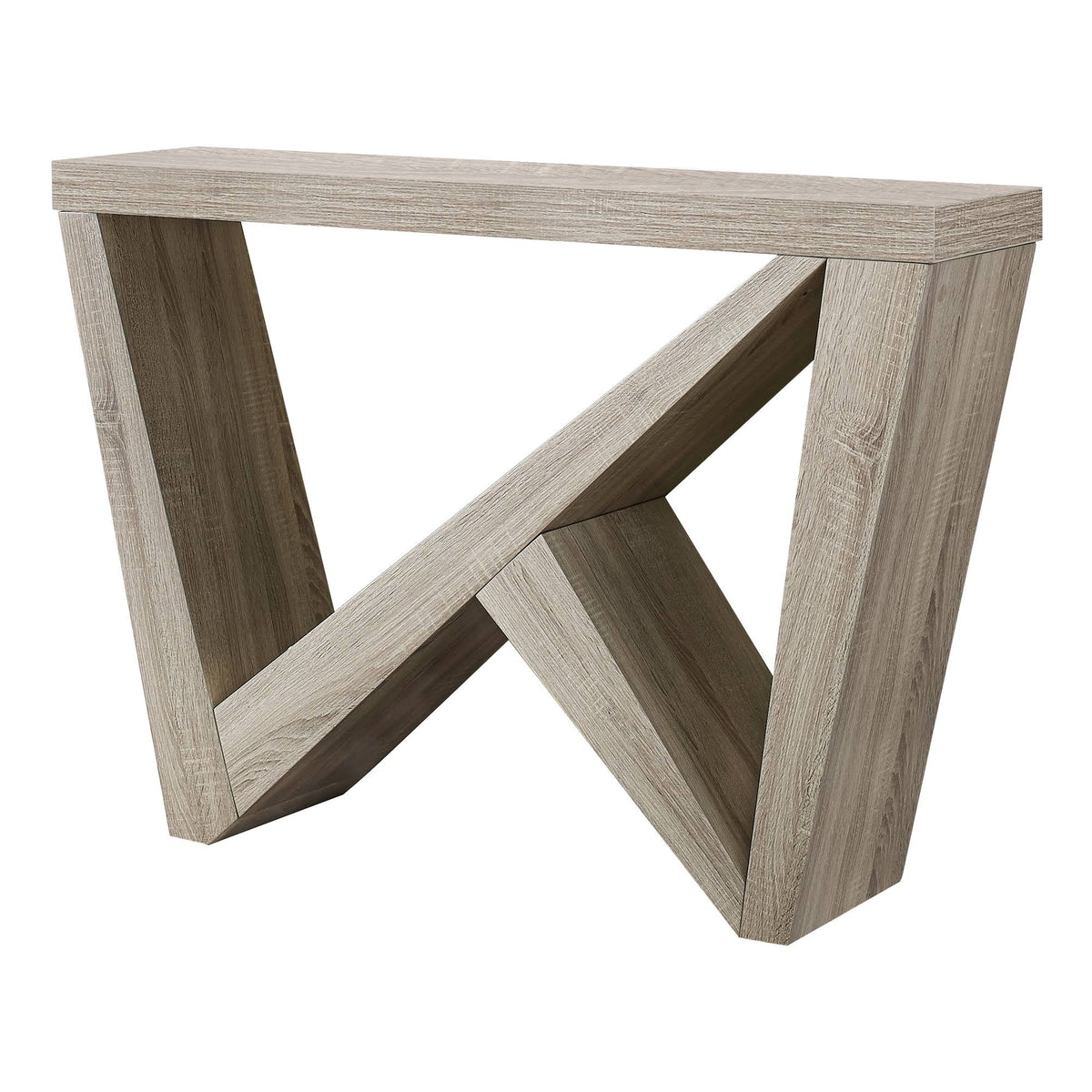 Dark Taupe 48" Hall Console Accent Table F99608