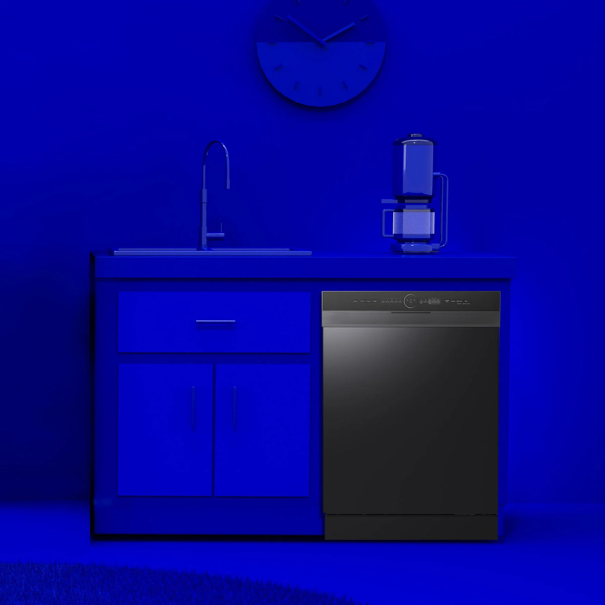 24" Front Control Built-in Dishwasher - Black F894