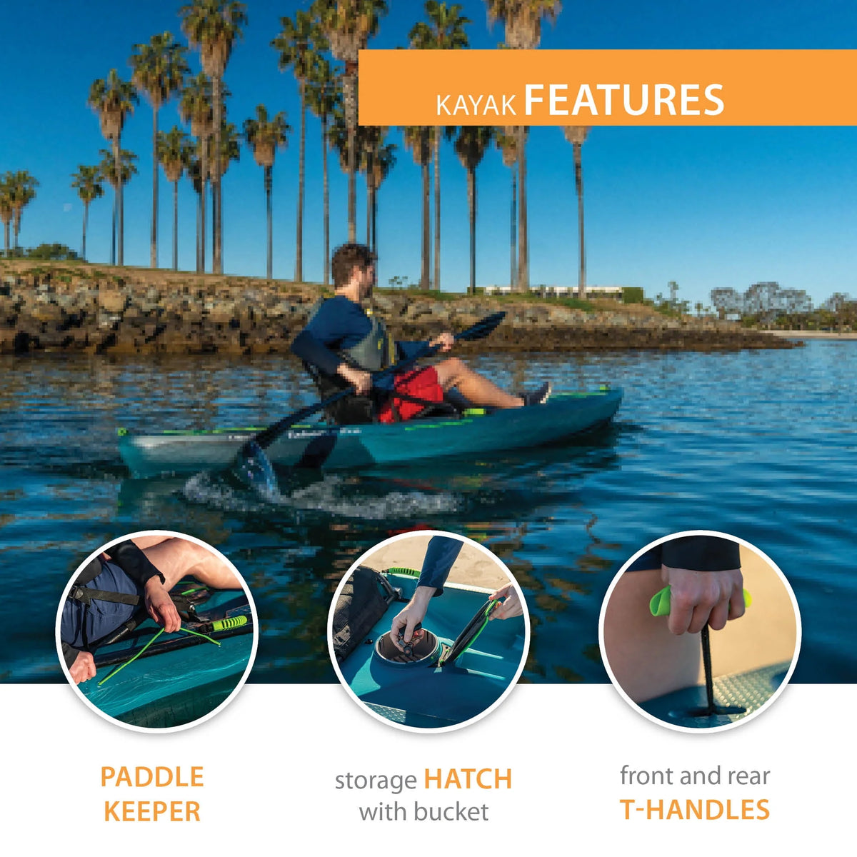 123 inch Sit-on-Top Kayak T9988