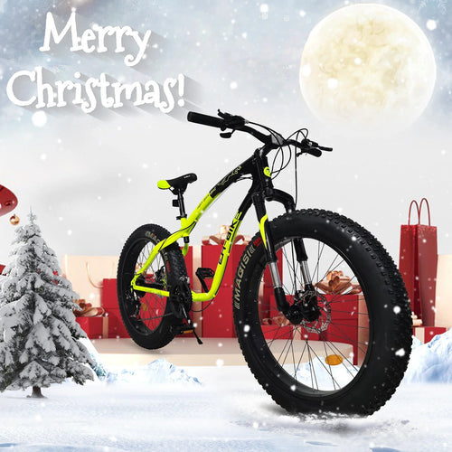 26-inch Fat Tire 21-Speed Mountain Bike B105