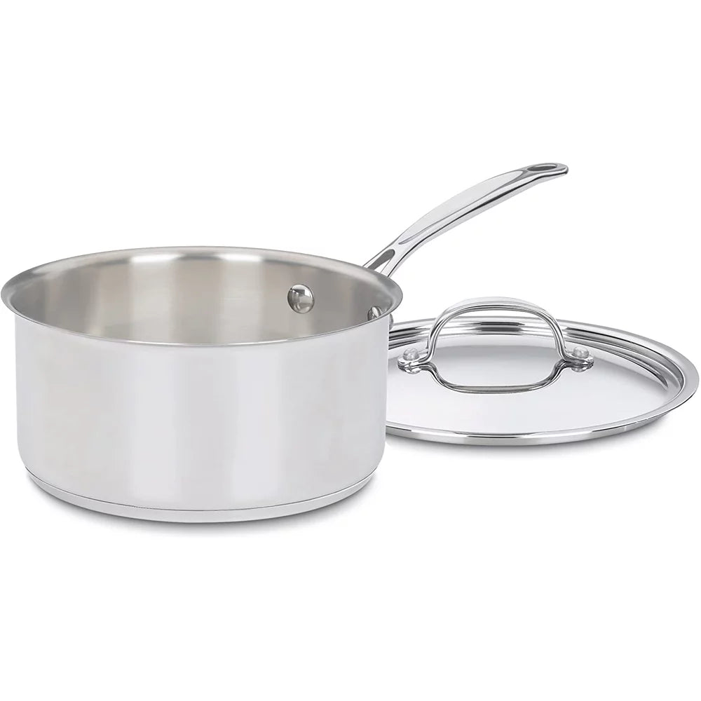 7-Piece Stainless Steel Cookware Set with Wall Mounted Rack G35836