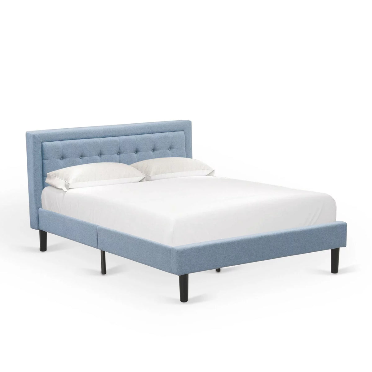 Denim Blue 3-piece Queen Wood Bedroom Set Y7716