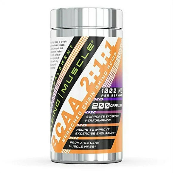 1000 Mg 200 Capsules BCAA D12188