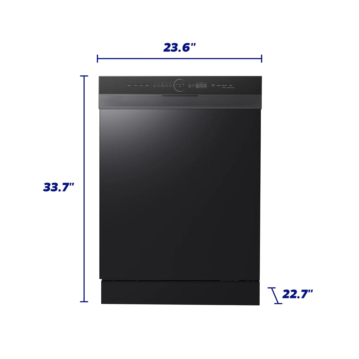 24" Front Control Built-in Dishwasher - Black F894