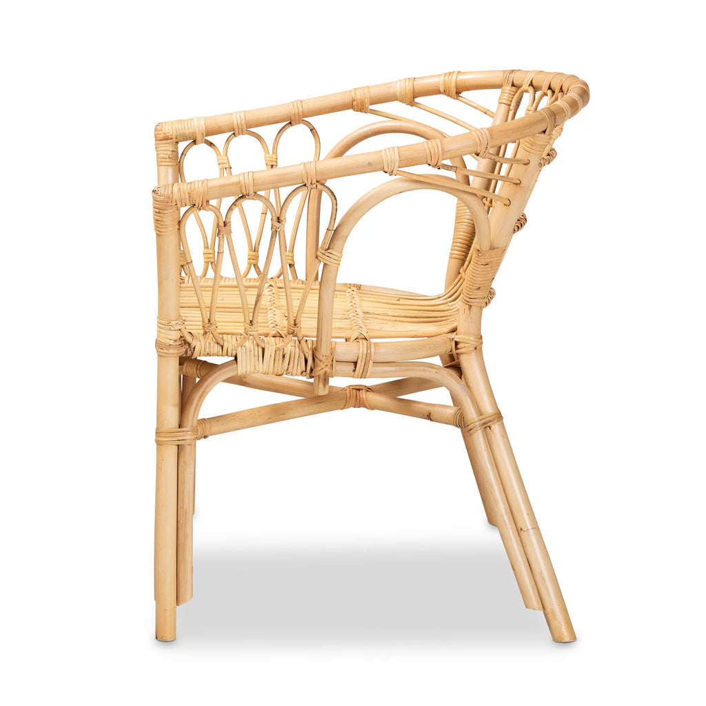 Natural Brown Rattan Dining Chair S12681