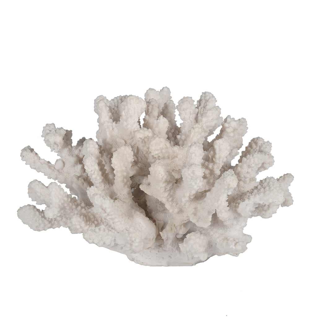White Faux Coral Sculpture A234705