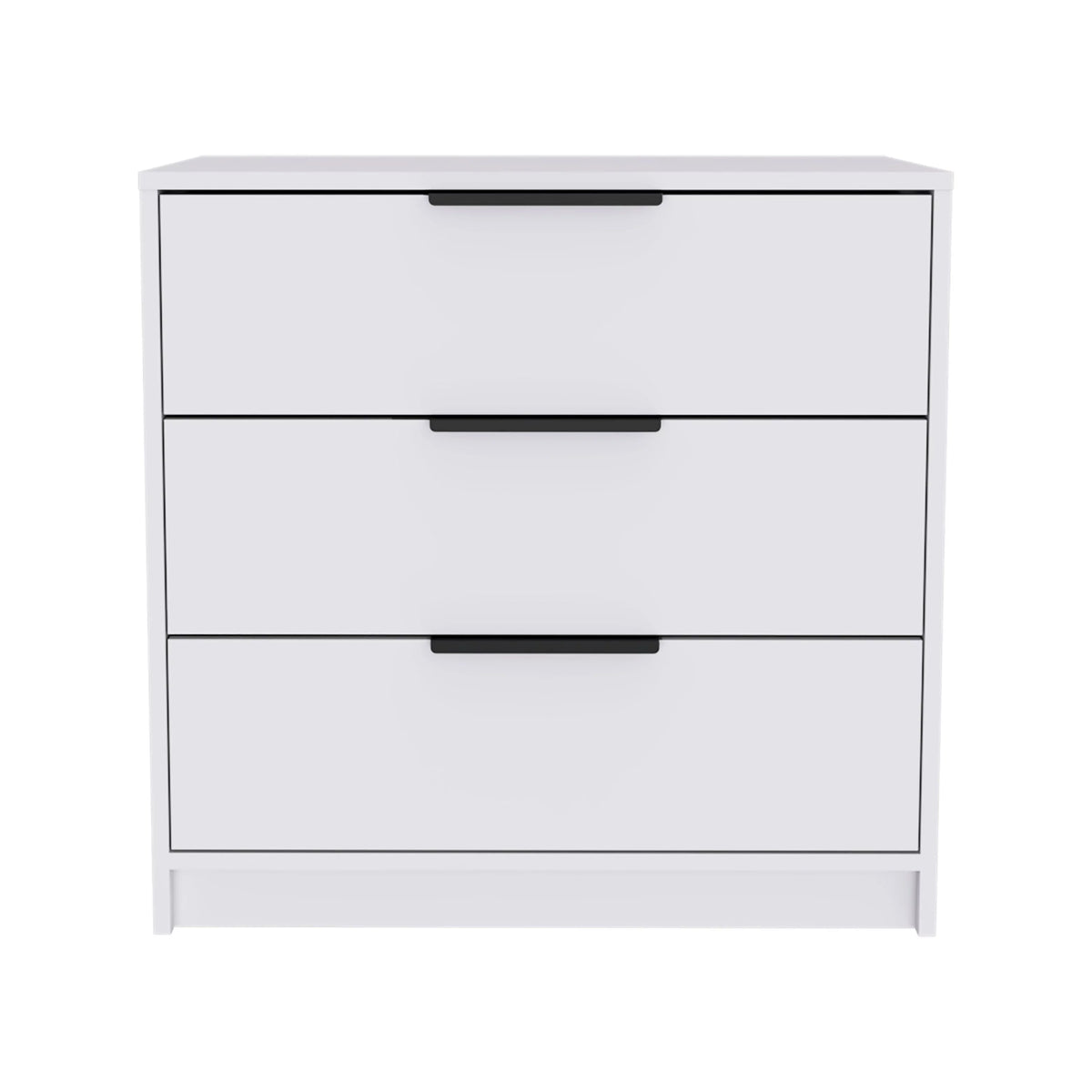 Modern 3-Drawer Dresser White L365