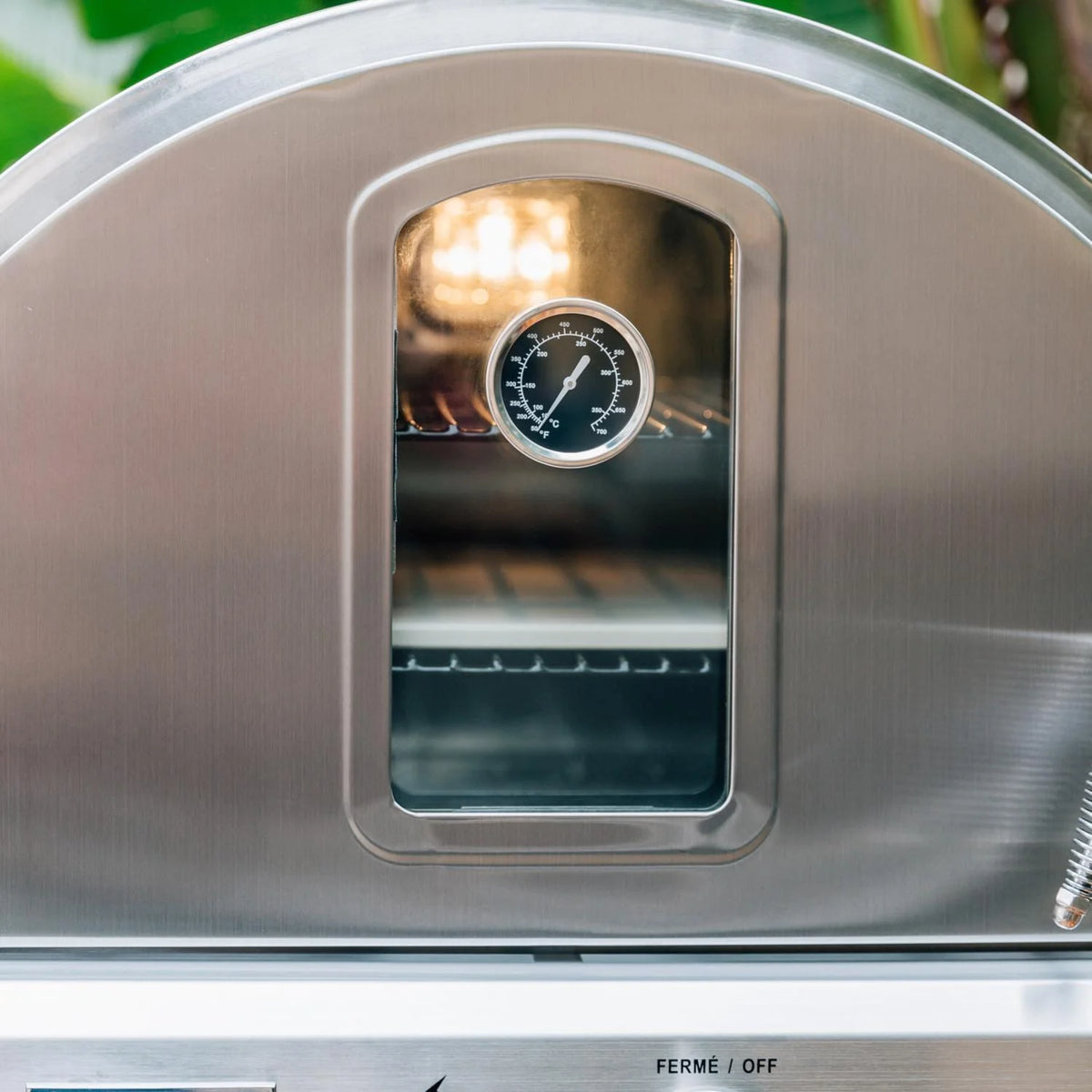 Built-In Natural Gas Outdoor Pizza Oven F645