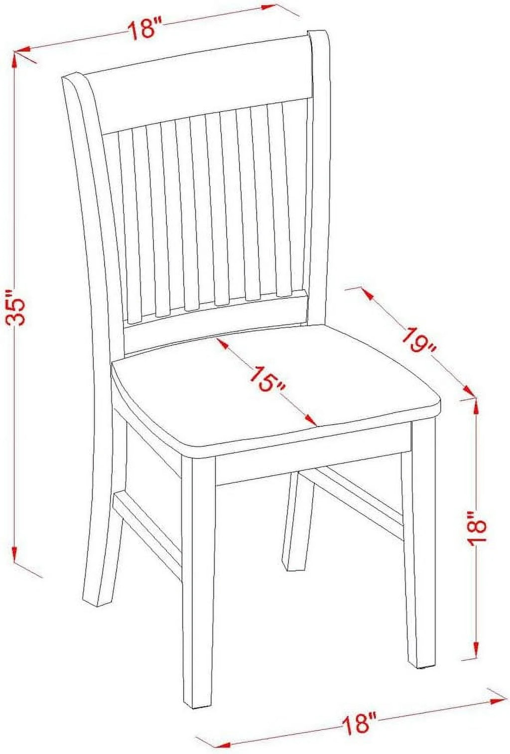 3 Piece Rectangle Dropleaf Table and 2 Dining Chairs O511219