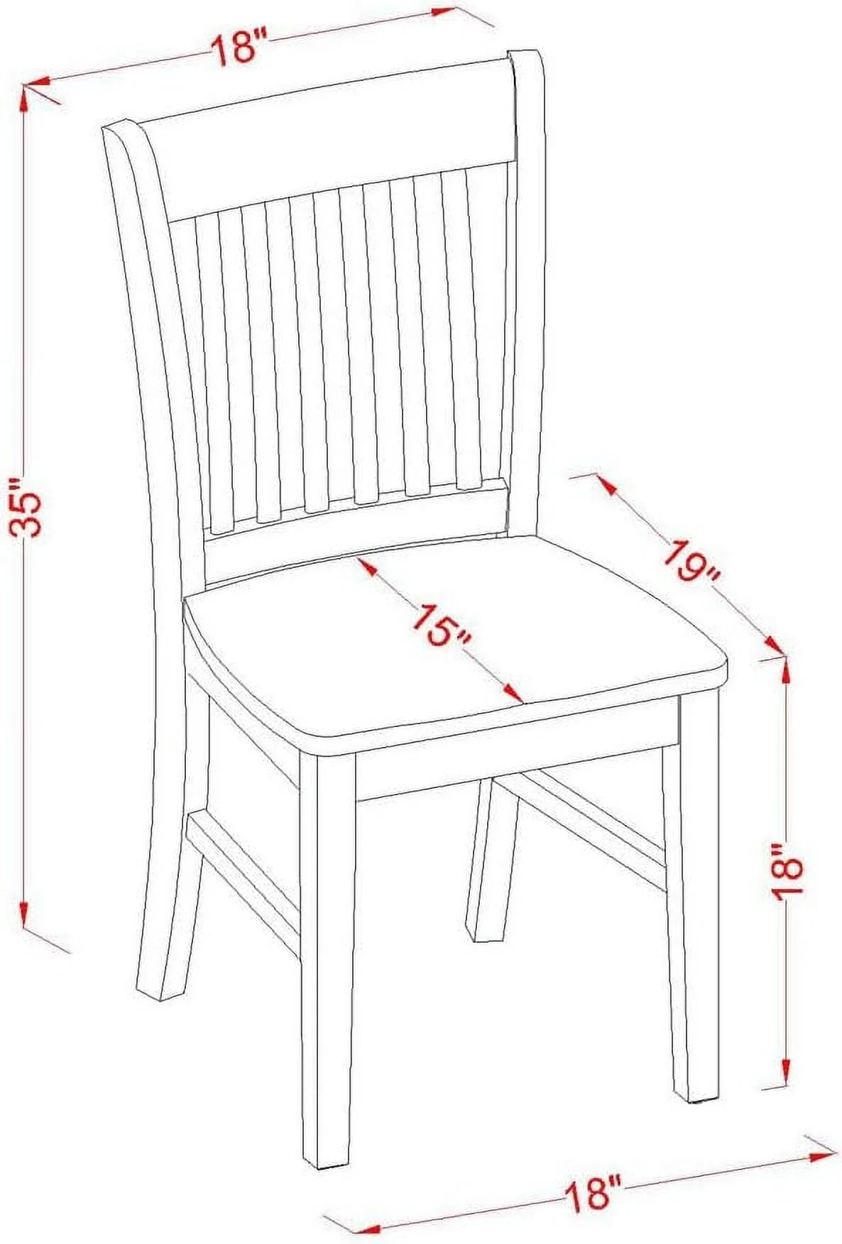 3 Piece Rectangle Dropleaf Table and 2 Dining Chairs O511219