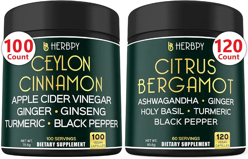 Ceylon Cinnamon and Citrus Bergamot Supplements M18817