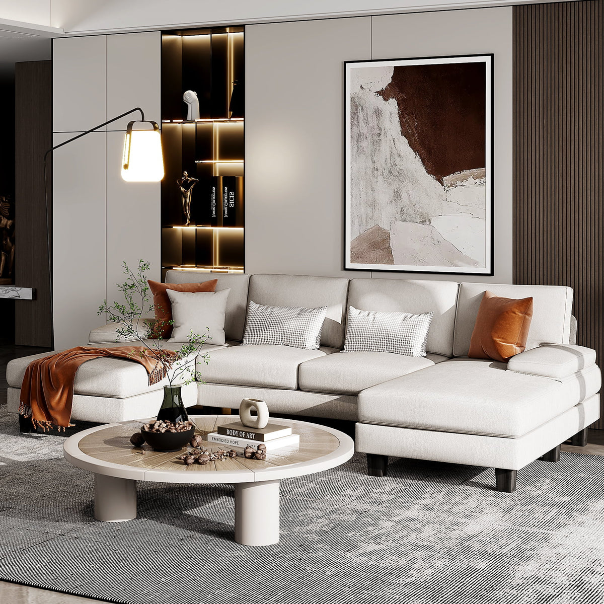U-Shaped Sectional Sofa with Chaise Q2793