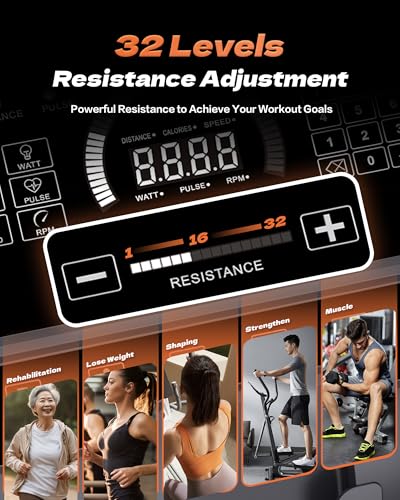 Elliptical Machine with 32 Resistance Levels D226133