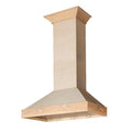 30 in. Unfinished Wooden Wall Range Hood Z640