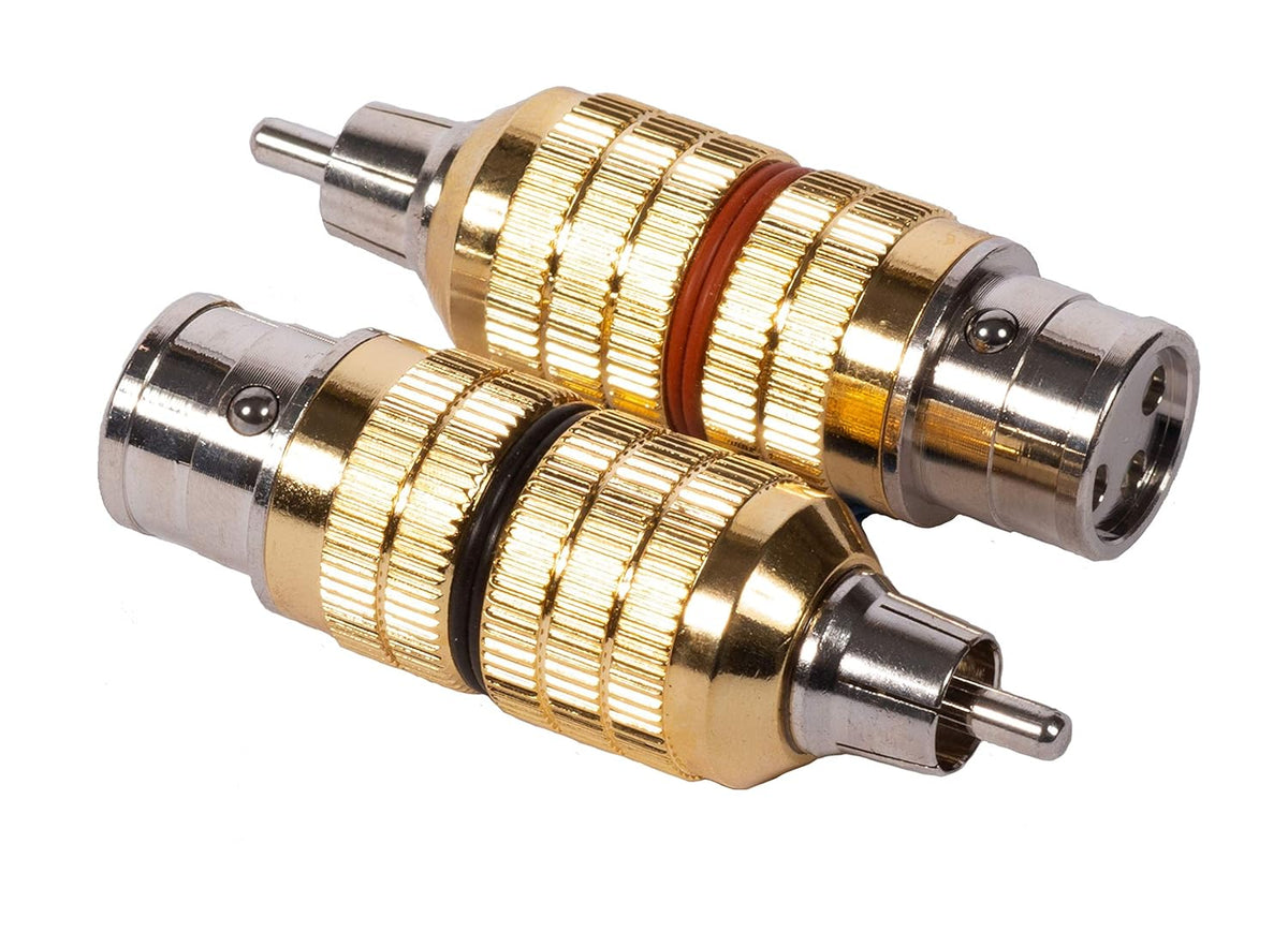 Female XLR to Male RCA Adapters 2 Pieces S24316