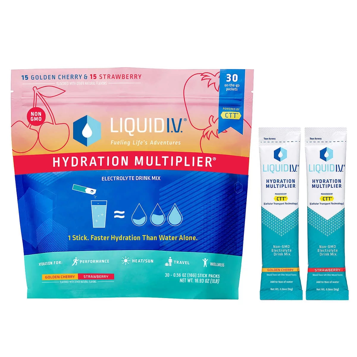 Electrolyte Drink Mix 0.56 Oz 30 Ct W2554