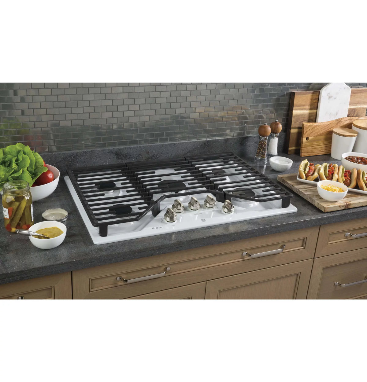 30 Inch Gas Sealed Burner Cooktop White R40688