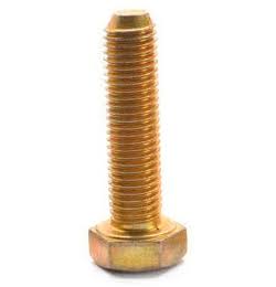 Hex Cap Screw Grade BD Alloy Steel Yellow Zinc Plated U659