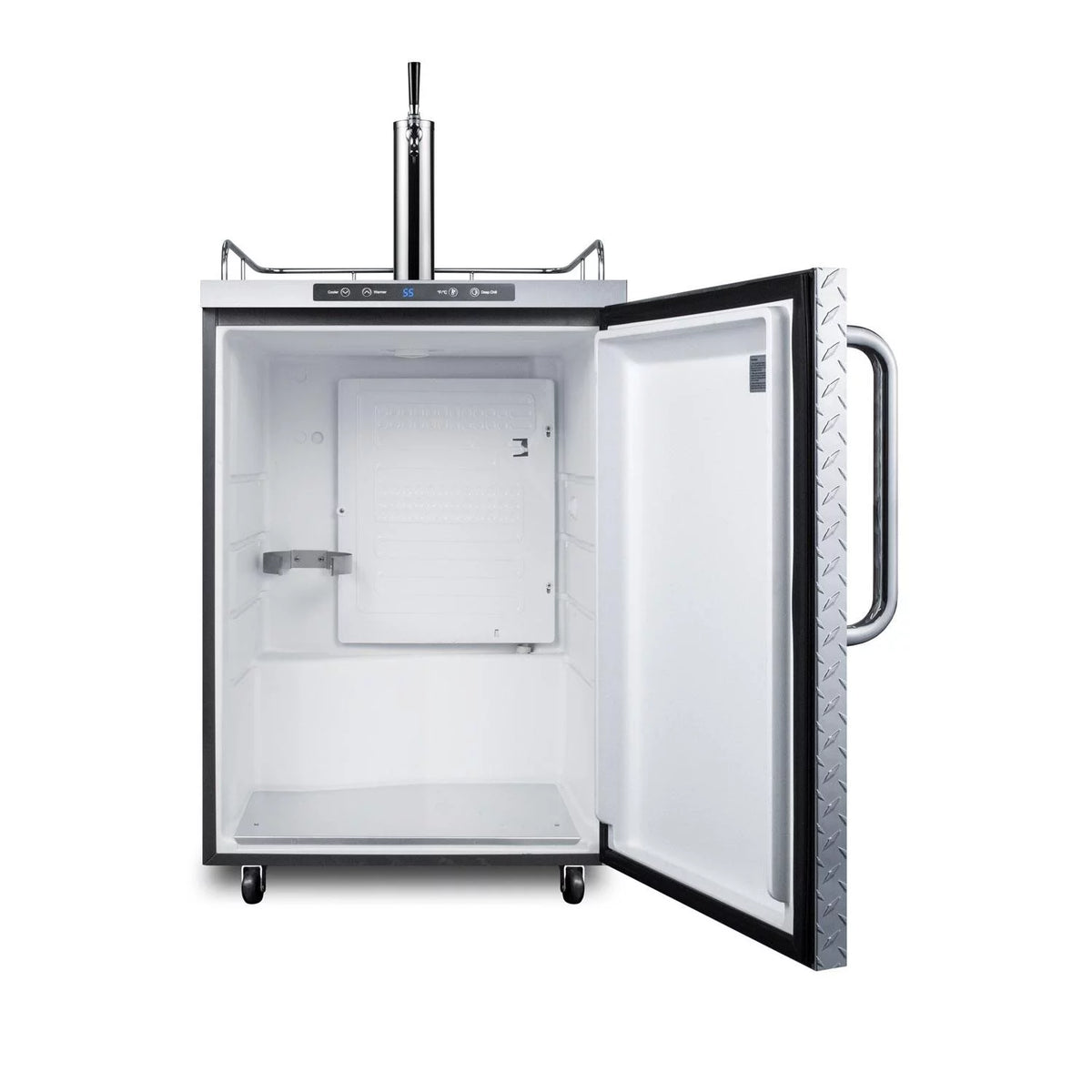 24" Stainless Steel Outdoor Beer Dispenser with Single Tap E1259