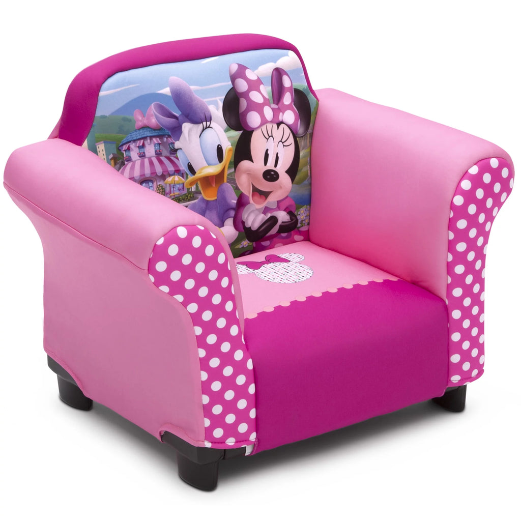 Kids Upholstered Chair with Sculpted Plastic Frame P5098