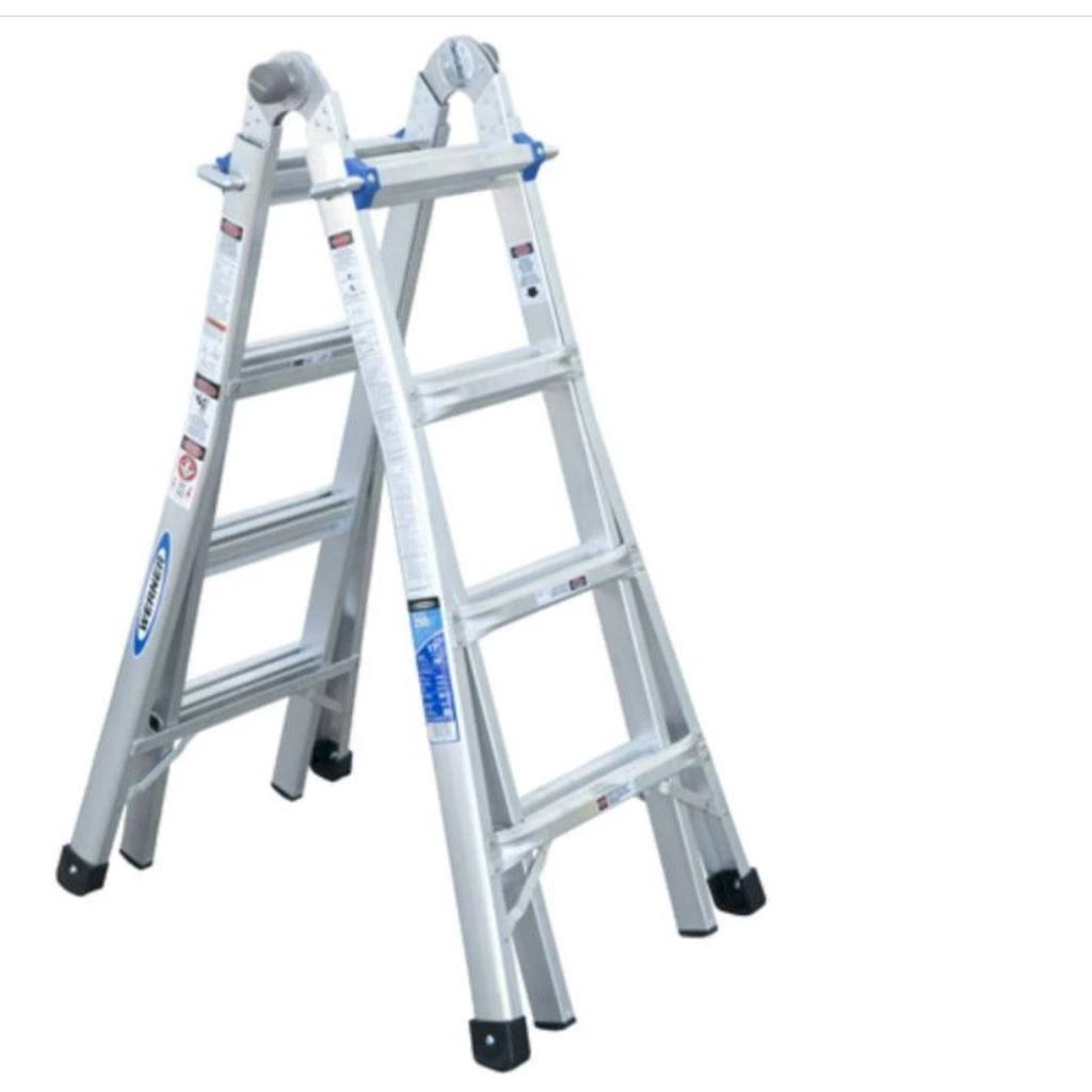 17 ft. Aluminum Telescoping Multi-Position Ladder J5827