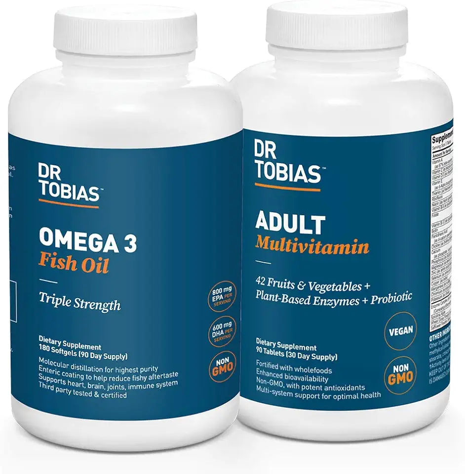 Omega 3 Fish Oil and Adult Multivitamin O9452