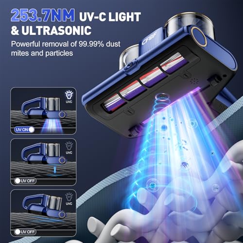500W Handheld Mattress Vacuum Cleaner with 16Kpa Suction W97438