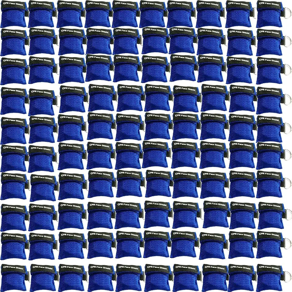 CPR Face Shield Mask Keychain 100pcs K600