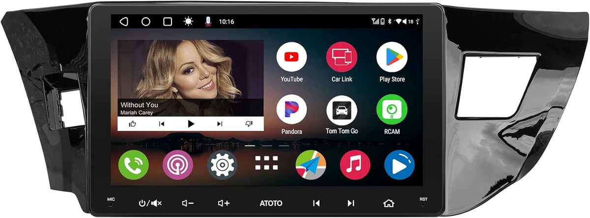 Android Double Din Car Stereo with Wireless CarPlay & Android Auto, 9 inch IPS Display Q541