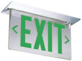 Green Letter Double Face Exit Sign B421292