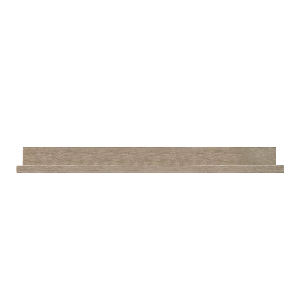 Rectangle Wood L-Shape Picture Ledge Wall Shelf X427403
