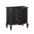 3-Drawer Contemporary Wood Nightstand N95309