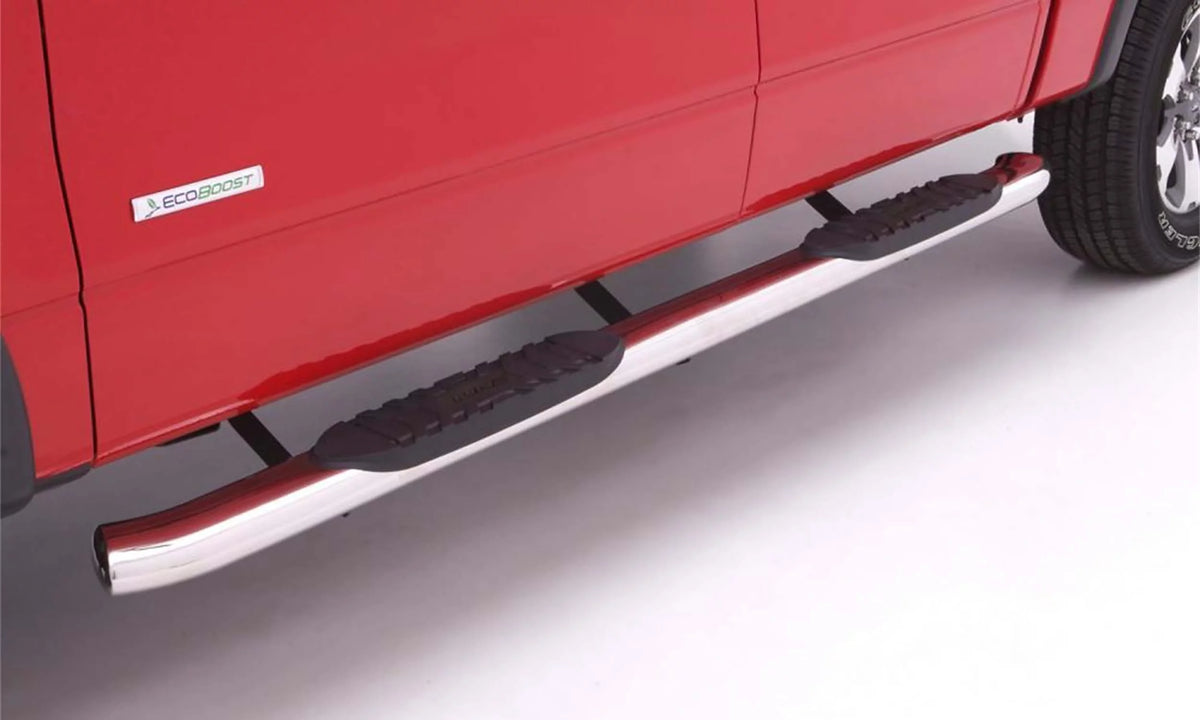 Curved Oval SS Nerf Bars - Polished G760