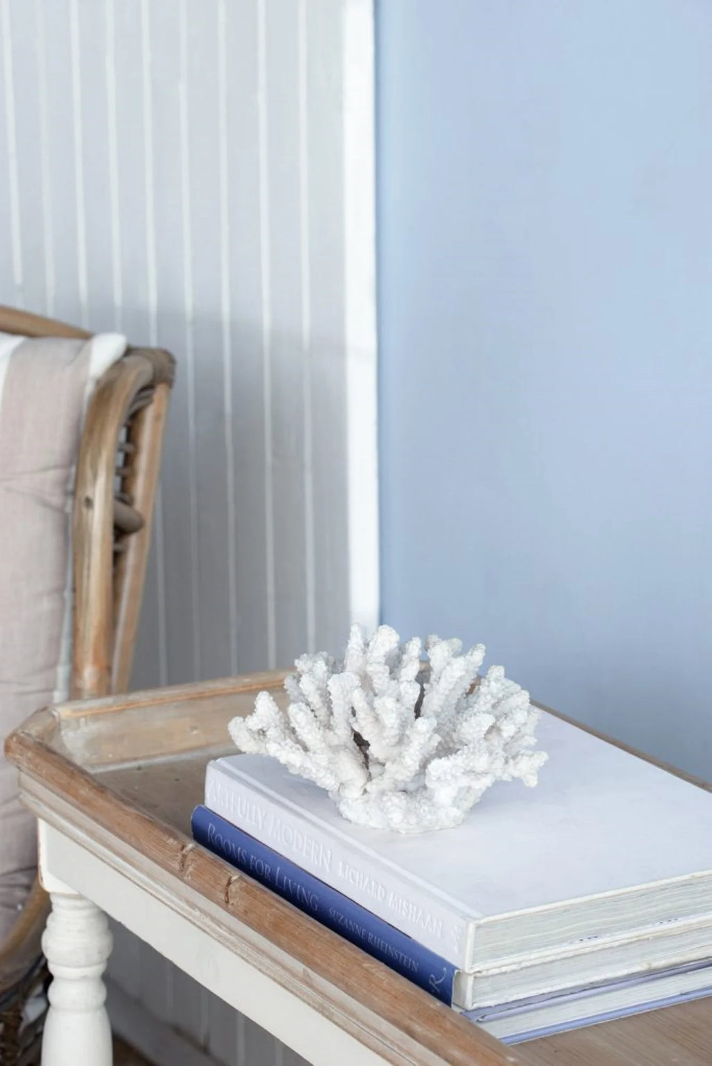 White Faux Coral Sculpture A234705