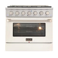 36 in. Propane Gas Range with White Door X1465