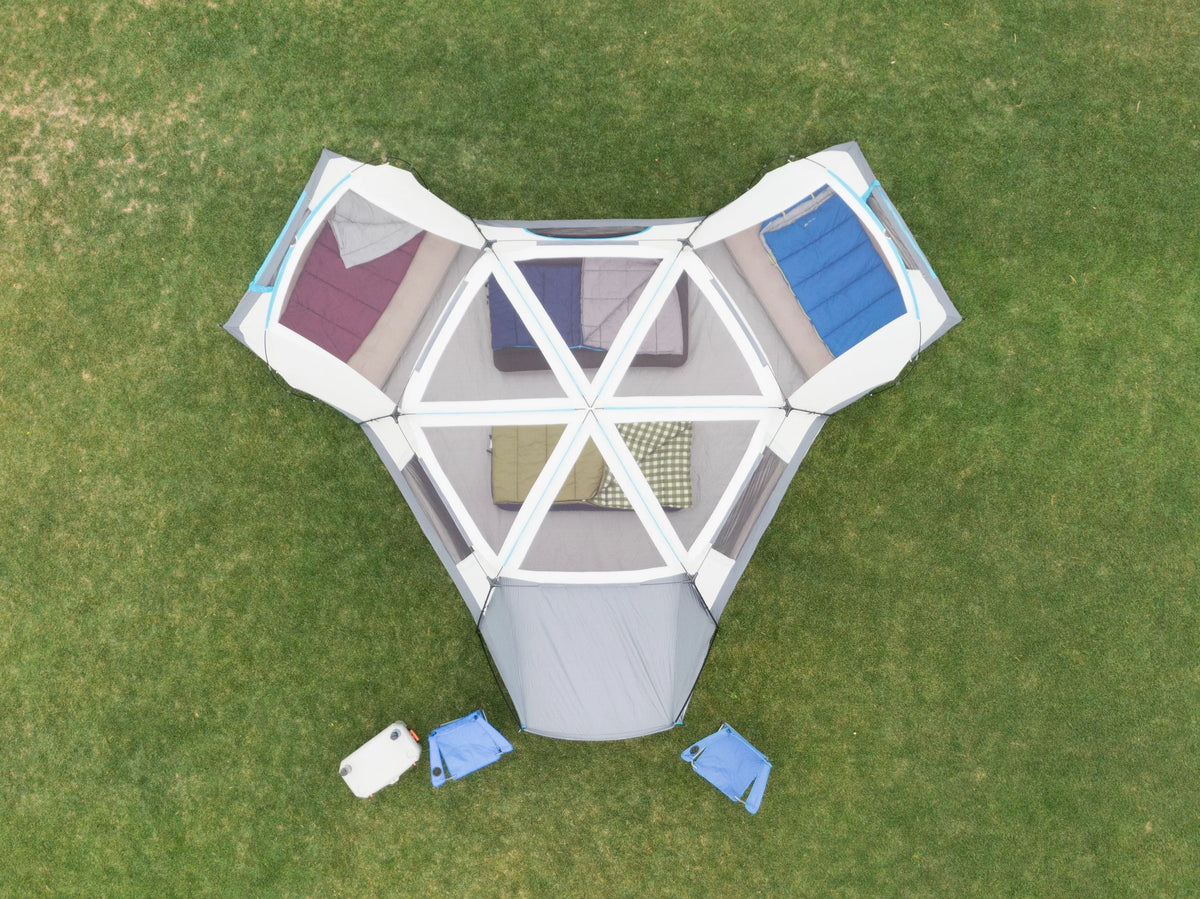 16-Person Cabin Tent with 2 Removable Room Dividers O5217