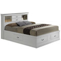White Queen Storage Bed L625