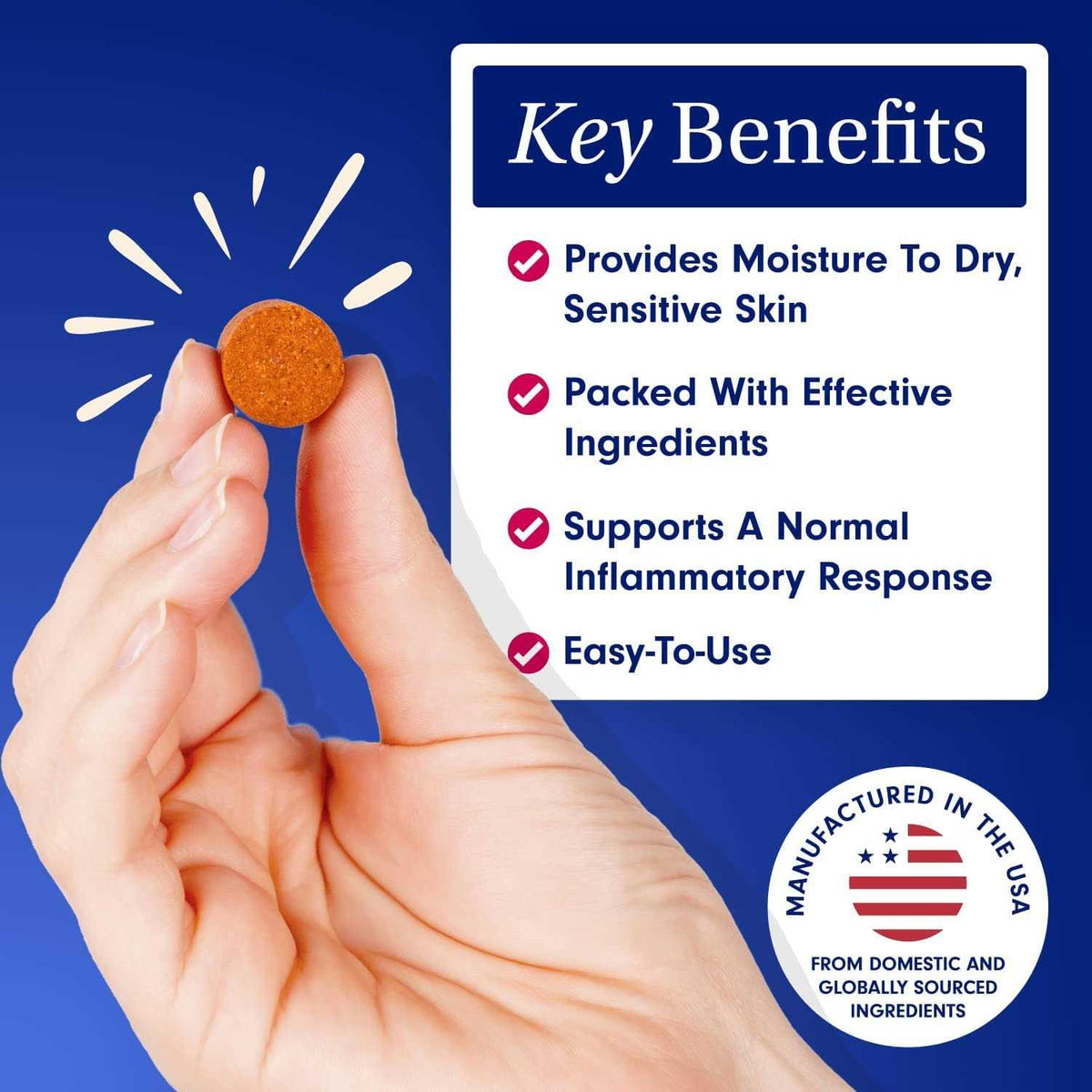 Omega 3 Itch Relief Chew for Dogs C80664