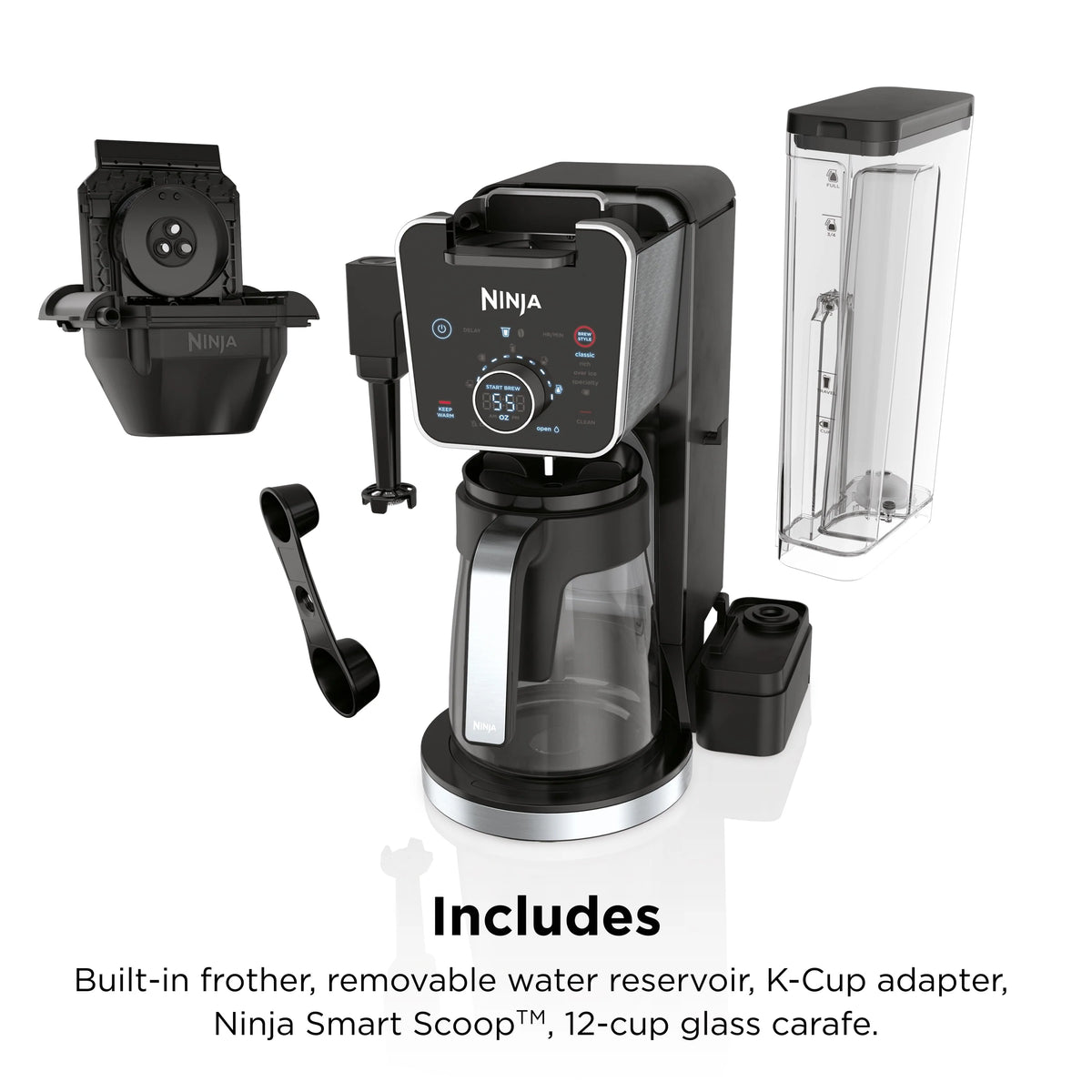 12-Cup Drip Coffee Maker with Glass Carafe R943