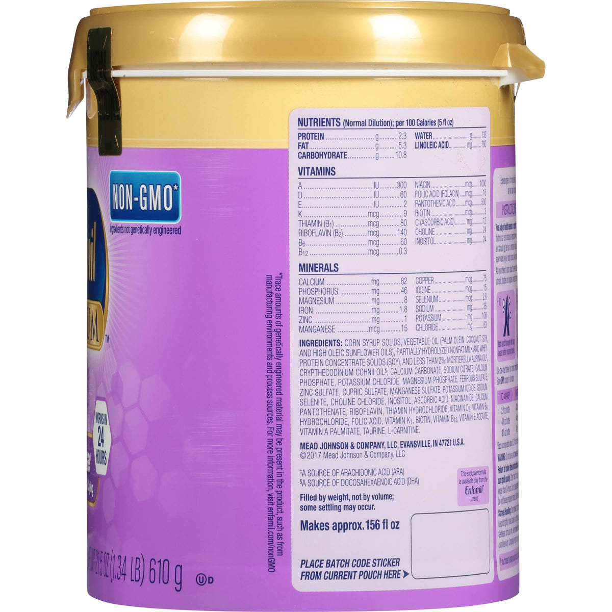 Baby Formula Powder 21.5 oz M459882
