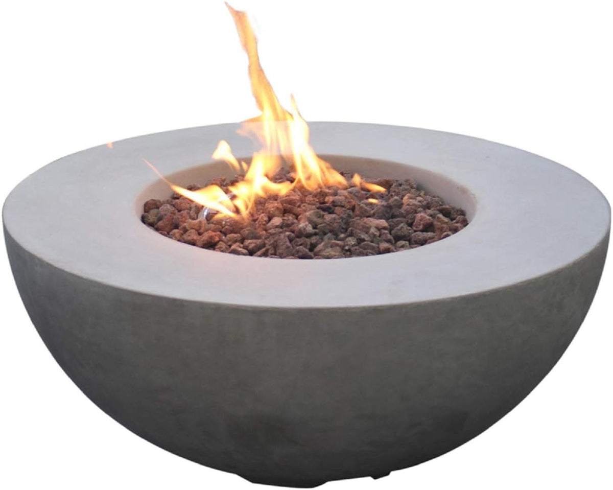 34 Inches Round Propane Fire Pit Table W998