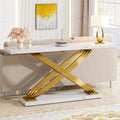 55" Faux Marble Console Table K9554