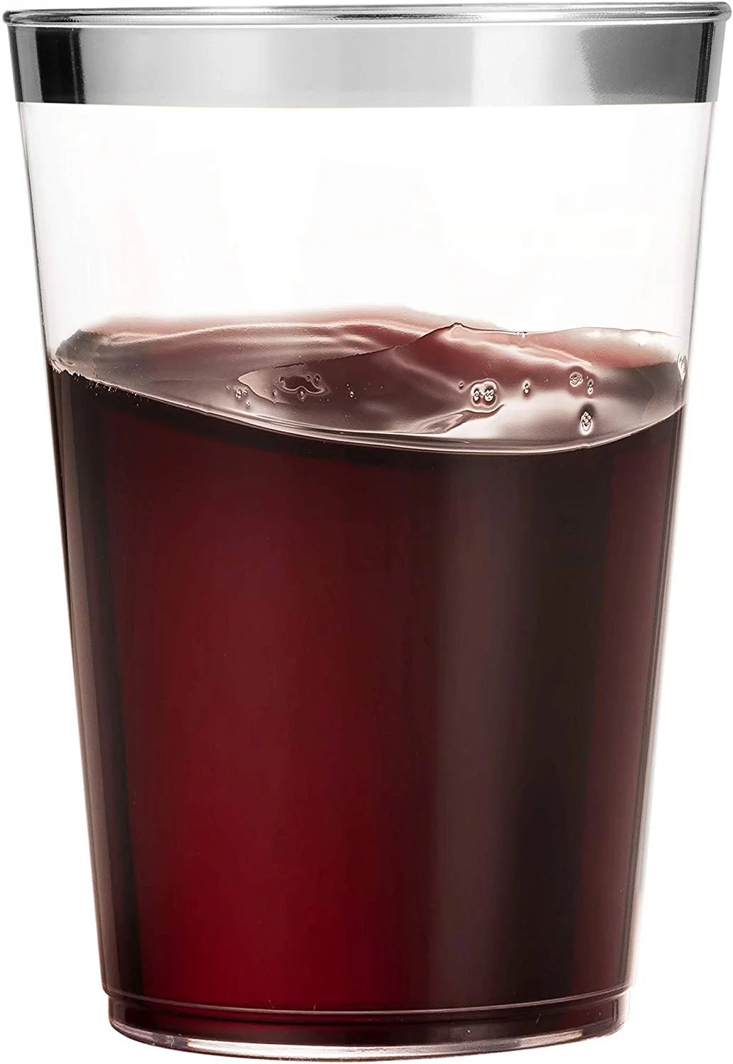 100 Silver Plastic Cups 14 Oz K34775