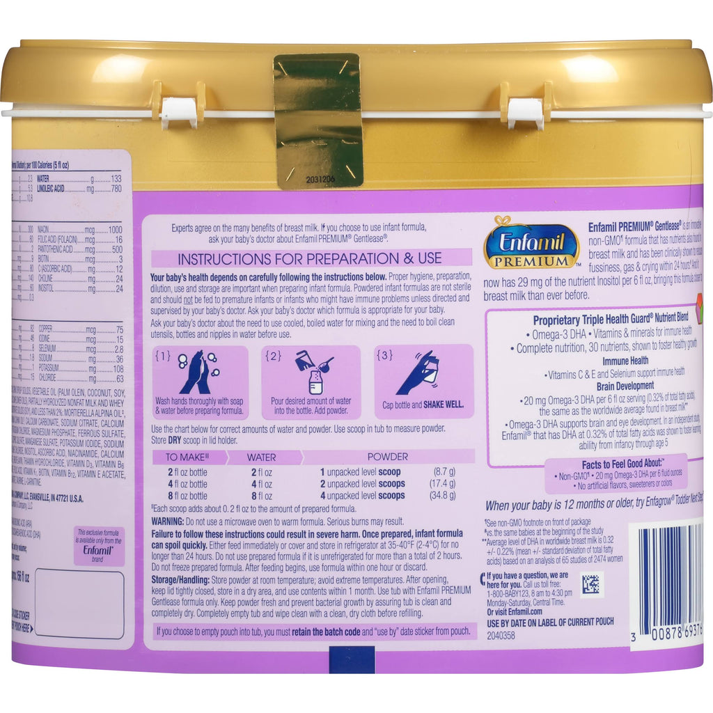 Baby Formula Powder 21.5 oz M459882