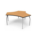 Bannister Oak Laminate Desk with 4 Adjustable Legs T5027