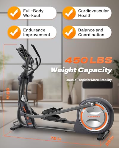Elliptical Machine with 32 Resistance Levels D226133